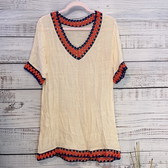 💥 Beige Swimsuit Coverup | Size Medium - Picture 1 of 6